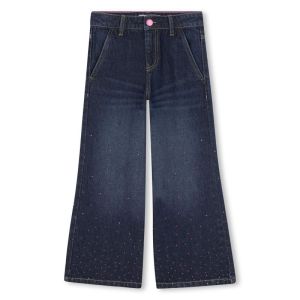 Pantalon en denim, 2 poches, s Bleu