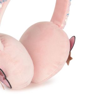 Cache-oreilles en velours bril Orange