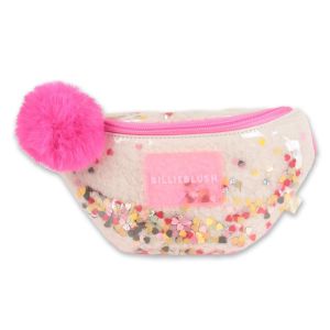 Sac banane, polaire duveteuse Rose