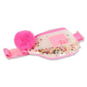 Sac banane, polaire duveteuse Rose