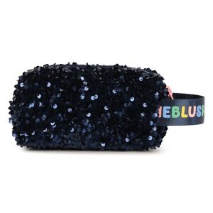 Trousse, sequins et sergé. Bad Bleu