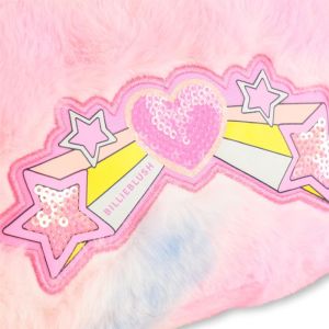 Trousse, polaire duveteuse mul Rose
