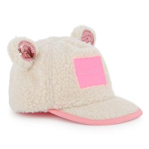 Casquette en polaire duveteuse Beige