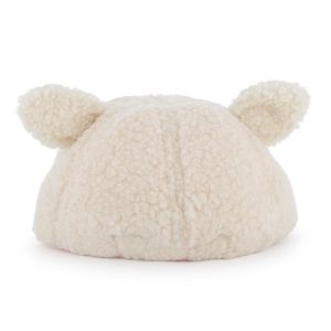 Casquette en polaire duveteuse Beige