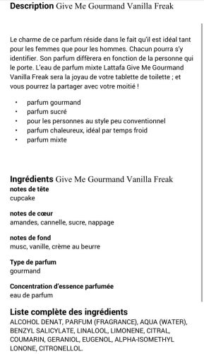  Vanilla Freak